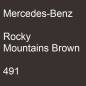 Preview: Mercedes-Benz, Rocky Mountains Brown, 491.